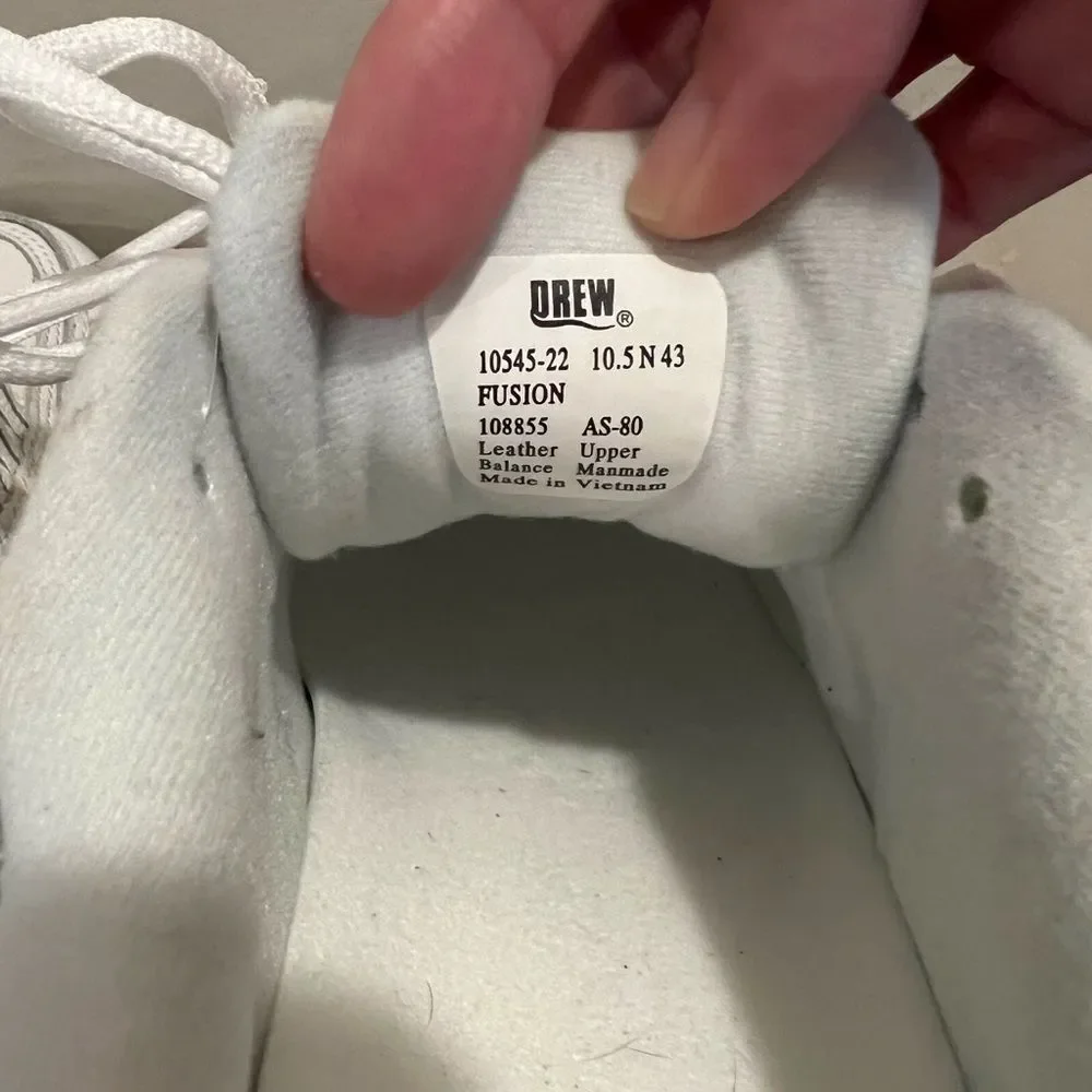 Women's Drew Fusion White Calf 10.5